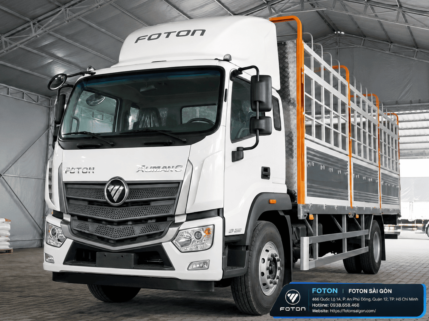 NGOẠI THẤT XE TẢI FOTON AUMAN C240 THÙNG BẠT TẢI 14 TẤN THÙNG 9M9